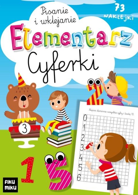 Elementarz cyferki. Pisanie i wklejanie