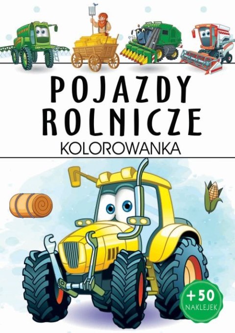 Pojazdy rolnicze. Kolorowanka