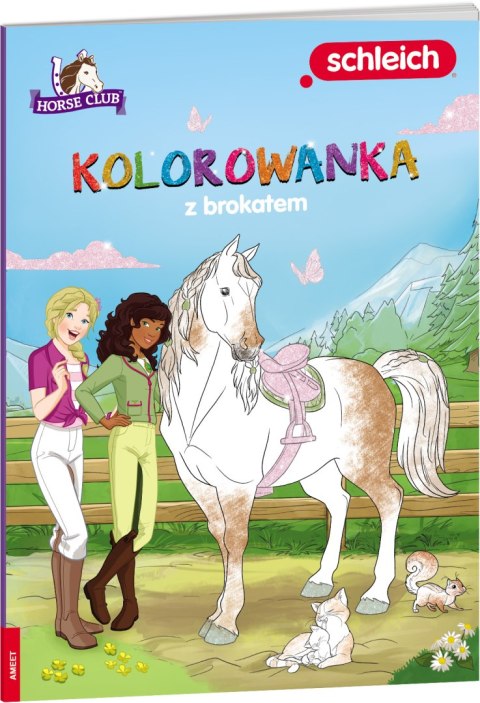 Horse Club kolorowanka z brokatem GCA-8401