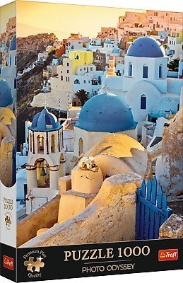 Puzzle 1000 Premium Plus Photo Odyssey Miasteczko Oia Santorini 10853