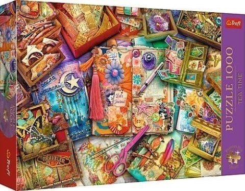 Puzzle 1000 Premium Plus Tea Time Biurko dziennikarza 10849