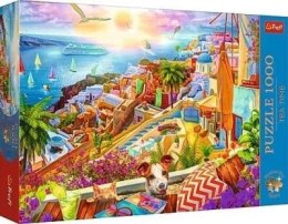 Puzzle 1000 Premium Plus Tea Time Z wizytą na Santorini 10842