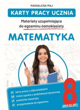 Matematyka. Karty pracy ucznia. Materiały uzupełniające do egzaminu ósmoklasisty