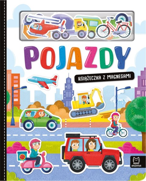 Pojazdy. Książeczka z magnesami