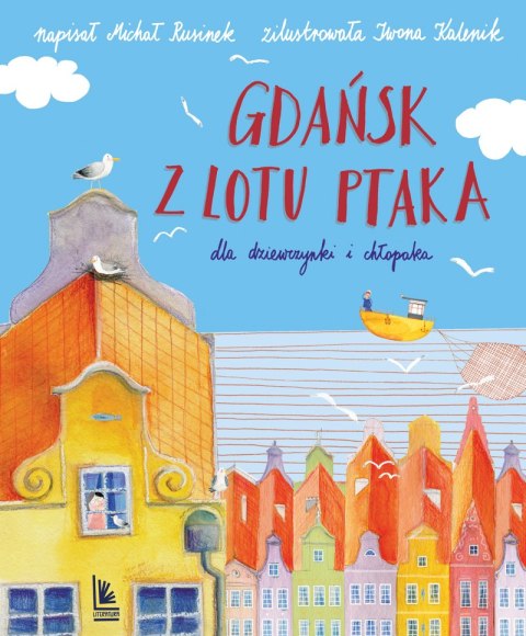 Gdańsk z lotu ptaka dla dziewczynki i chłopaka