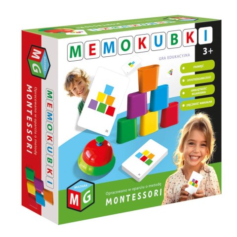 MEMOKUBKI - ZABAWKA EDUKACYJNA MONTESSORI