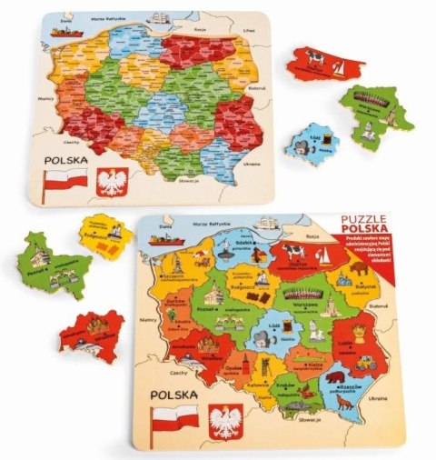 Puzzle Mapa Polski