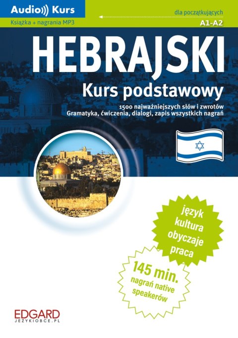 Hebrajski. Kurs podstawowy. Audio Kurs. Książka + MP3 wyd. 2