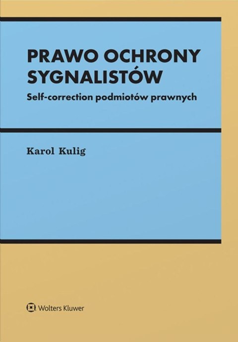 Prawo ochrony sygnalistów. Self-correction podmiotów