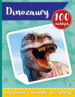 Dinozaury. 100 naklejek z plakatem