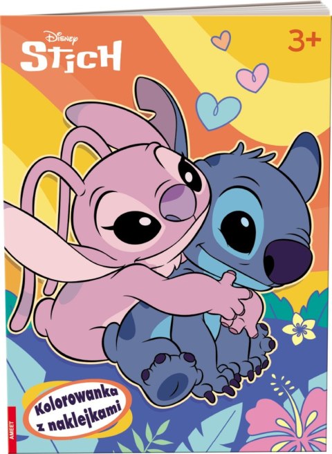 Disney Stich kolorowanka z naklejkami NA-9135