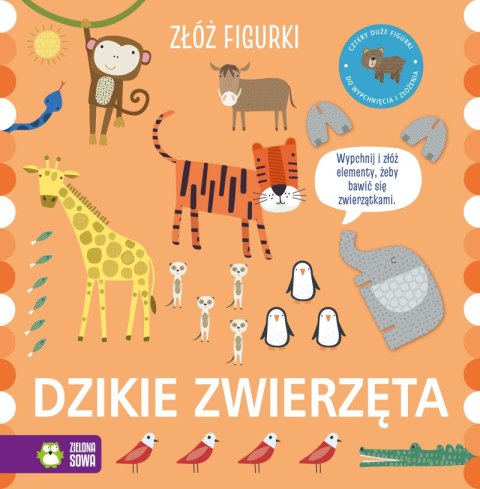 Dzikie zwierzęta. Złóż figurki