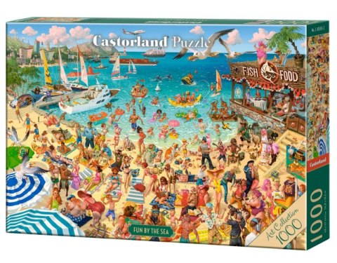 Puzzle 1000 Art Collection Fun by the Sea C-105151-2