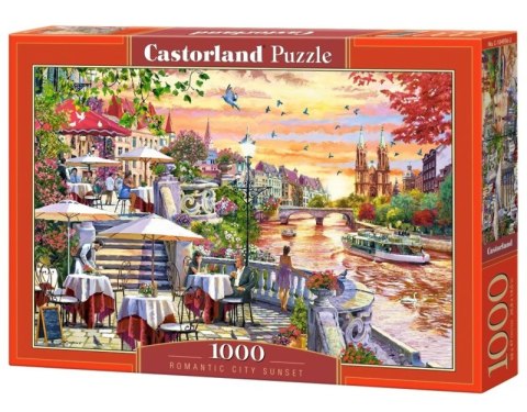 Puzzle 1000 Romantic City Sunset C-104956-2