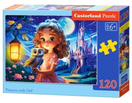 Puzzle 120 Princess with Owl B-13593-1