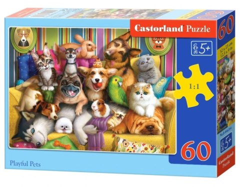 Puzzle 60 Playful Pets B-066254