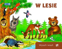 W lesie. Wysuń/wsuń