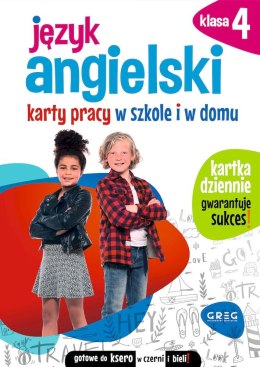 Język angielski. Karty pracy w szkole i w domu. Klasa 4