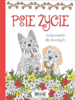 Psie życie. Kolorowanki dla dorosłych