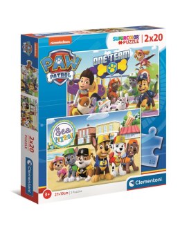 Puzzle 2w1 super color Psi Patrol 24779