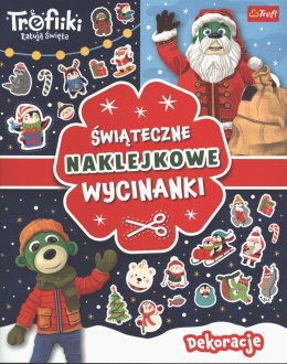 Dekoracje. Trefliki ratują święta. Świąteczne naklejkowe wycinanki