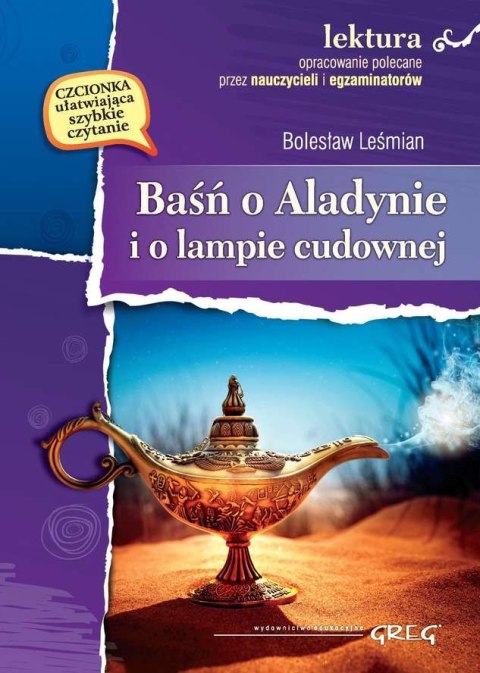 Baśń o aladynie i o lampie cudownej lektura z opracowaniem wyd. 2019